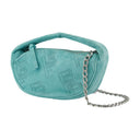BASSA CUSH BABY in pelle blu