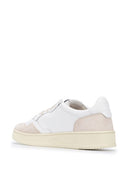 Autry Medalist Low Man Leat/Suede White