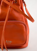 La Rose Leather Satchel Bag