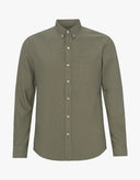 Camicia colorata a bottone organico standard