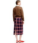 Essentiel Antwerp Kathee Blauw Rode Rok