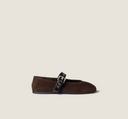 Miu Miu Ballerine Camoscio