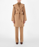 Max Mara Rialto Camel Wool Robe Coat