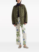 Prada Floral Twill Trousers