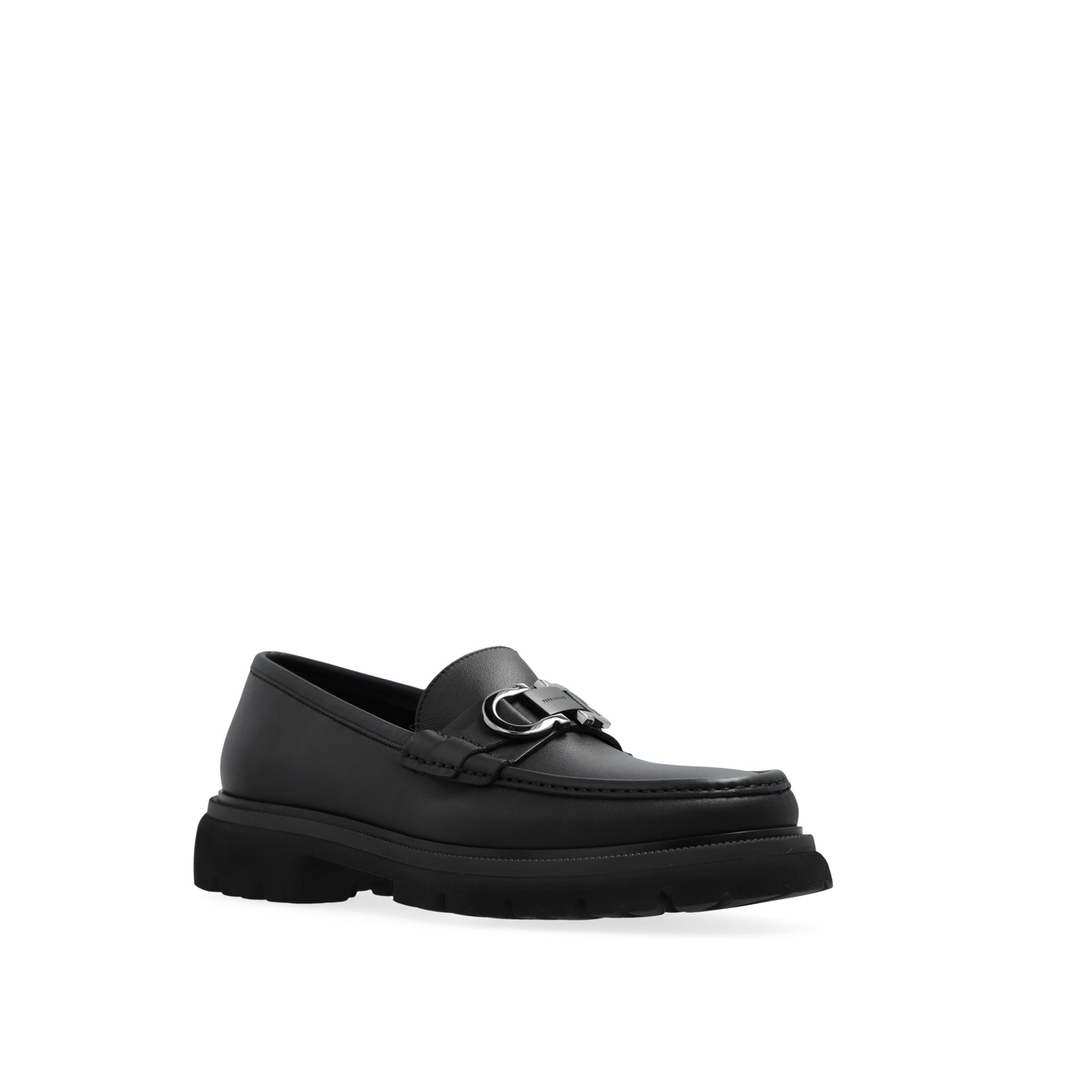 Salvatore Ferragamo Cocoon Leather Loafers