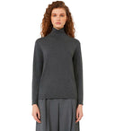 Max Mara Weekend Kiku Grey Turtleneck Sweater