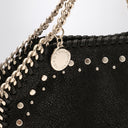 Stella Mc Cartney Black Falabella Mini Bag met studs