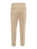 Pt01 Pantalone Rebel 1 주름, 대각선 포켓, 플랩 백 포켓
