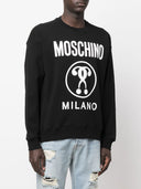 Moschino Organic Cotton Sweatshirt With Logo Print