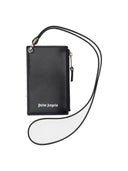 Palm Angels Classic Logo Neck Card Holder Black Wh