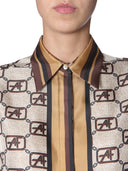 Camicia della storia del logo Alberta Ferretti