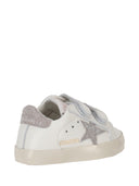 Golden Goose Baby School Nappa Upper And List Glitter Star And Heel