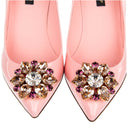 Dolce & Gabbana Crystal Embellished Suede Pumps