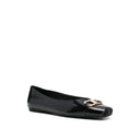 Salvatore Ferragamo Gancini Buckle Ballerina Flats