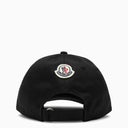 Moncler Black Baseball Cap With Logo