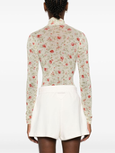 Prada Floral Mesh Bodysuit