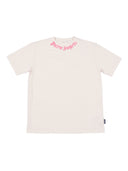 Palm Angels Neck Logo Brushed Reg Tee S/S Girl