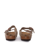 Birkenstock Arizona Taupe, Suede Leather, S