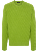 Gerippter Strickpullover von Prada