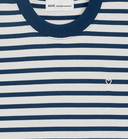 Ami Teeshirt Boxy Fit Mariniere Manches Courtes Avec Patch Ami De Coeur
