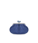 Max Mara Weekend Pasticcino Valois Small Blue Clutch