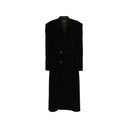 Balenciaga C Mere And Wool Cinched Coat