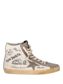 Golden Goose Francy Nappa Upper Suede Toe Star And List With Journey Print