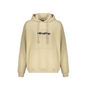 Felpa con logo bianco sporco