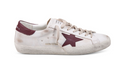 Golden Goose Super Star Leather Upper Toe And Tongue Lather Star And Heel