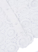Twin Set Girl Camicia M/L In Macrame' Con Top Sotto