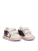 Golden Goose Ballstar Strap Glitter Upper Leather Toe Strap Talon et éperon en étoile
