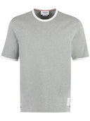 Thom Browne Ss Ringer Tee In Medium Weight Jersey