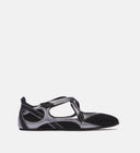 The Attico 'Floor01' Ballerina Flat Multimateriali Sintetici
