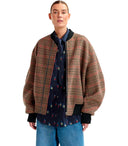 Essentiel Antwerpiti Brown Bomber夹克