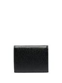 Thom Browne Brieftasche mit Münzfach aus genarbtem Leder