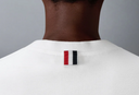 Thom Browne Short Sleeve Tee In Cotton Milano