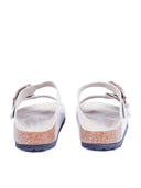 Birkenstock Arizona Big Buckle Hex Shine Oyster, Natural Lea, S