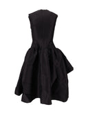 Shushu Tong Smocked Panel Evening Dress