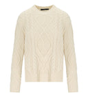 Maglione Girocollo Max Mara Weekend Tenore Ecru