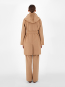 Max Mara Rialto Camel Wool Robe Coat