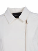 Fabiana Filippi Giacca Cropped Doppio Petto Manica Corta,Frescolana Tecnico Color Burro