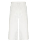 Mm Max Mara Piombo White Bermuda Shorts