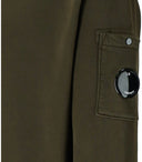 C.P. Company Diagonal Fleece Boxy Ivy Green Hoodie