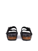 Birkenstock Arizona Big Buckle Black, Oiled Leather, S