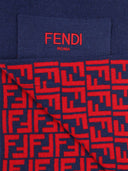 Fendi Jr Sciarpa Double Ff Réversible