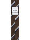 Thom Browne Classic Tie In Shadow Stripe Pique Weave