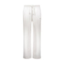 Pantaloni in cotone bianco sporco