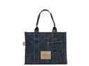Marc Jacobs Denim Suede Pocket Tote Bag