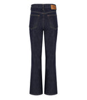 Ganni Betzy Dark Blue Cropped Bootcut Jeans