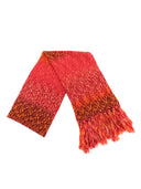 Kangra Cashmere Sciarpa Con Frangia Effetto Stampato
